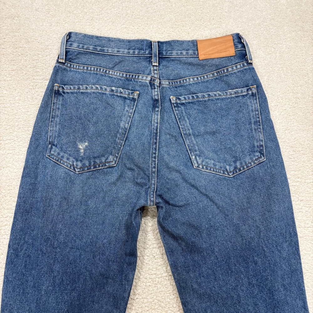 Citizens of Humanity Libby Bootcut Flare Distressed Ripped Jean Size 26 Med Wash - Picture 8 of 8